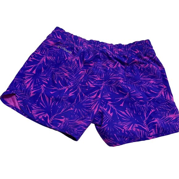 EUC Columbia sportswear purple pink shorts activewear fitness sz S - Picture 7 of 10